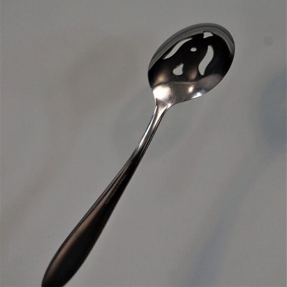Pierced Tablespoon Serving Spoon IMI45 Stainless by Imperial Intl USA 8.5 inch - Picture 5 of 7
